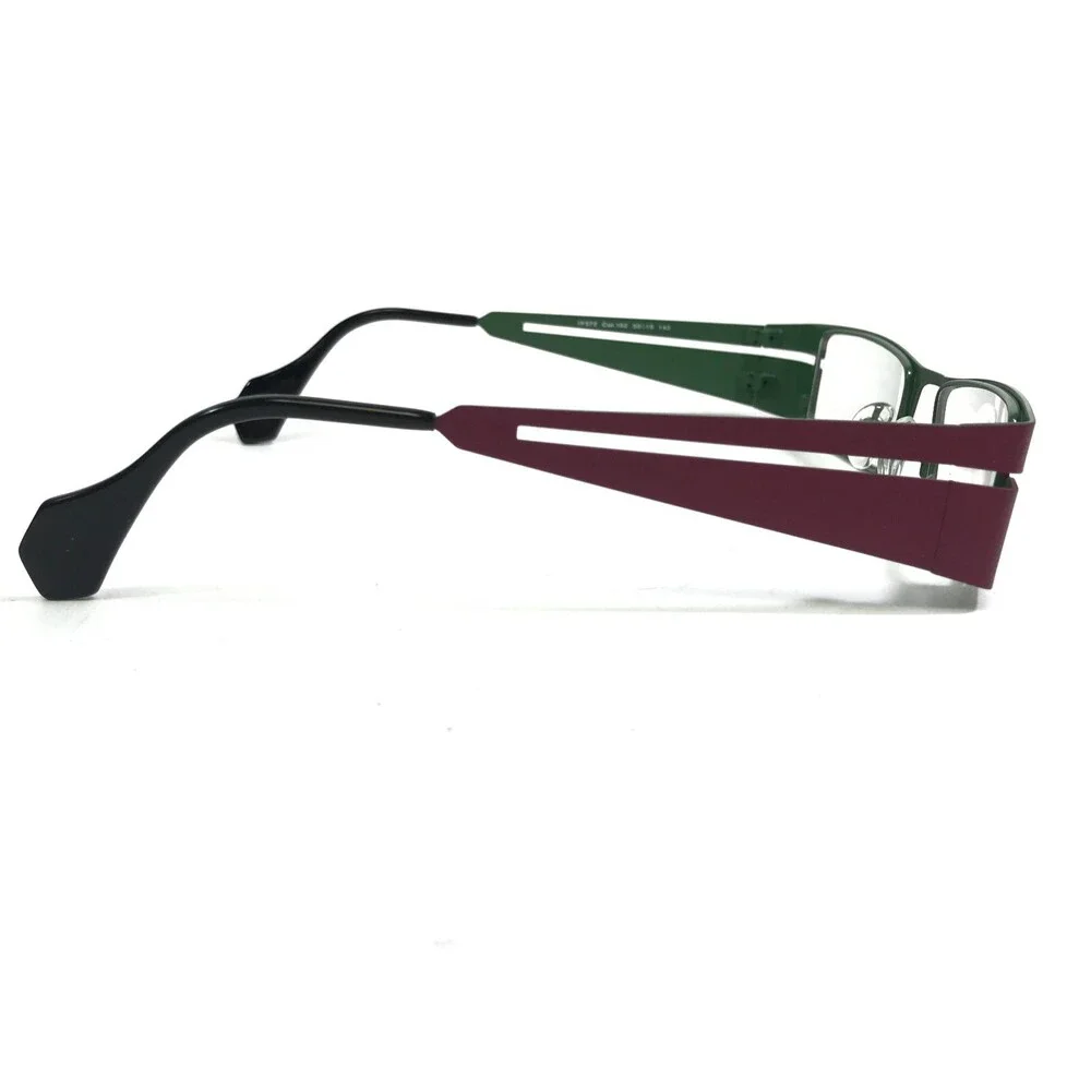 Iyoko-Inyake Eyeglasses Frames IY572 Col.162 Green Burgundy Red 50-19-140